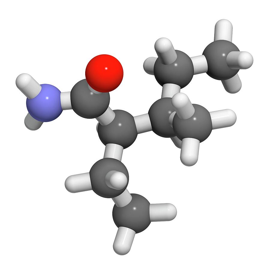 Valnoctamide Sedative Drug Molecule Photograph by Molekuul - Fine Art ...