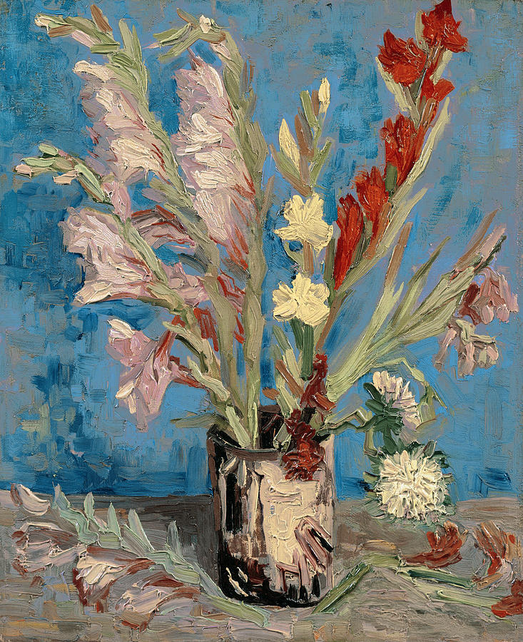Van Gogh Vase, 1886 #1 Painting by Granger