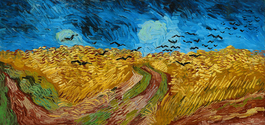 Van Gogh Wheatfield, 1890 #1 Painting by Granger