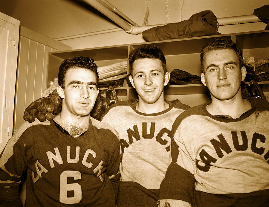 Sports Photograph - Vancouver Canucks - 1960 #1 by Mountain Dreams