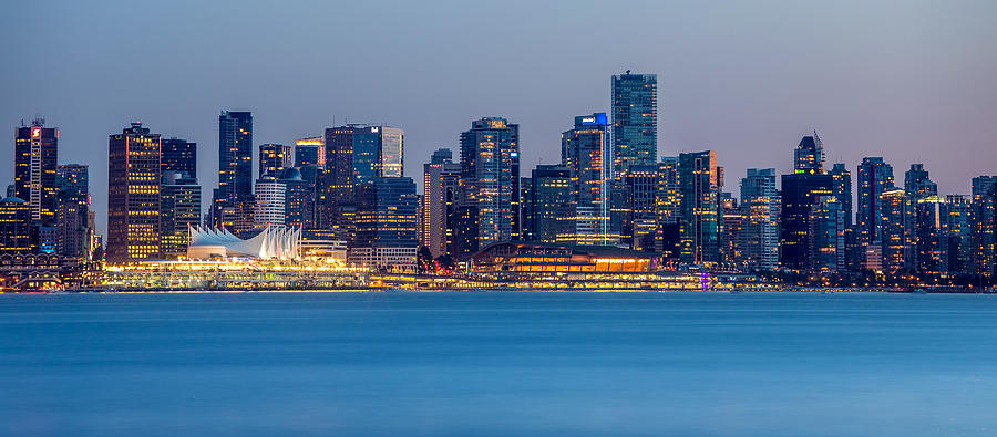 Skyscraper Photograph - Vancouver city panorama #1 by Pierre Leclerc Photography