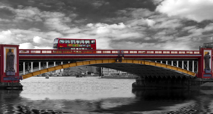 London Photograph - Vauxhall Bridge Thames London #1 by David French