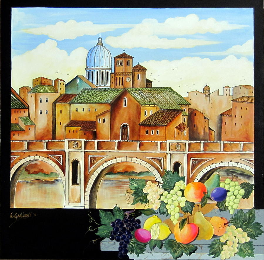 Vecchia Roma #1 Painting by Roberto Gagliardi