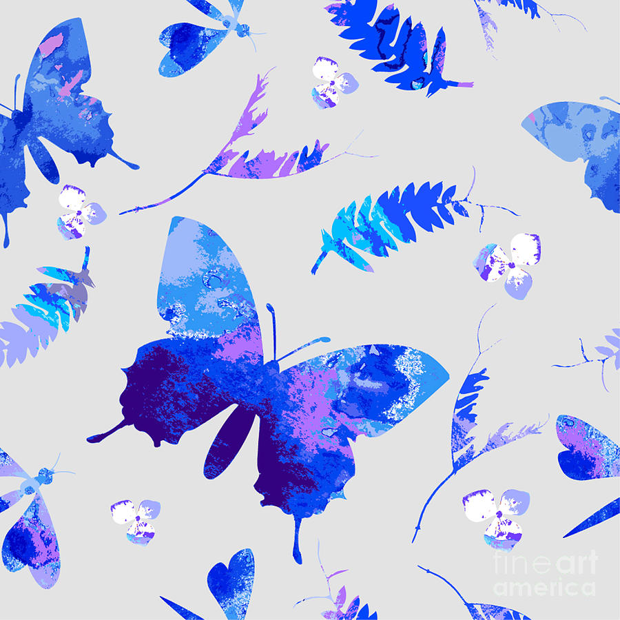 Vector Floral Watercolor Texture Digital Art by Galinal Vector Floral Watercolor Texture Digital Art by Galinal
