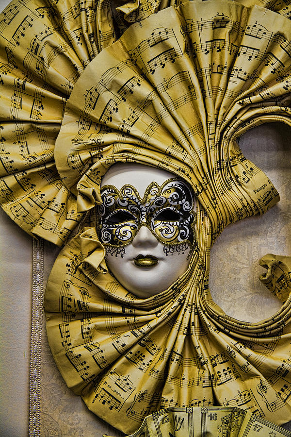 Venetian Photograph - Venetian Carnaval Mask #1 by David Smith