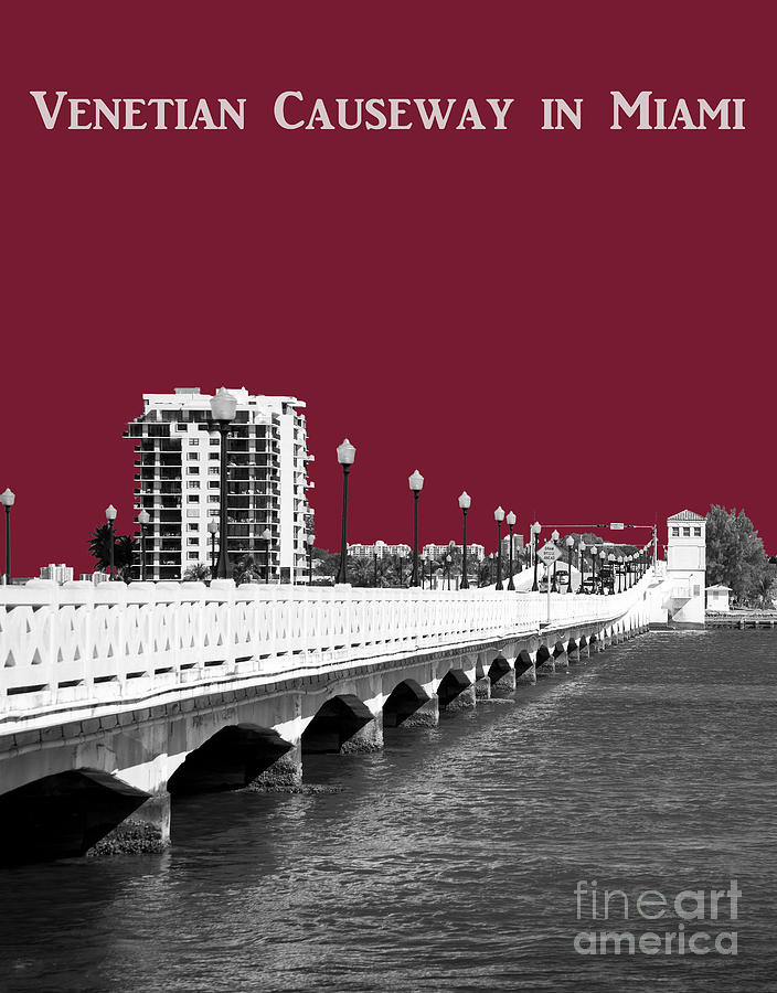 Venetian Causeway in Miami #1 Photograph by Les Palenik