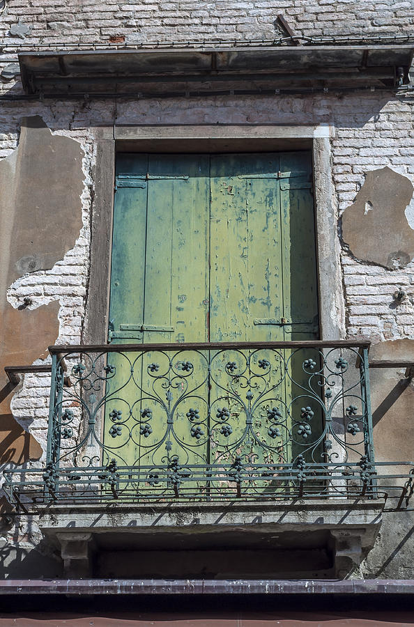 Architecture Photograph - Venetian door. #1 by Fernando Barozza