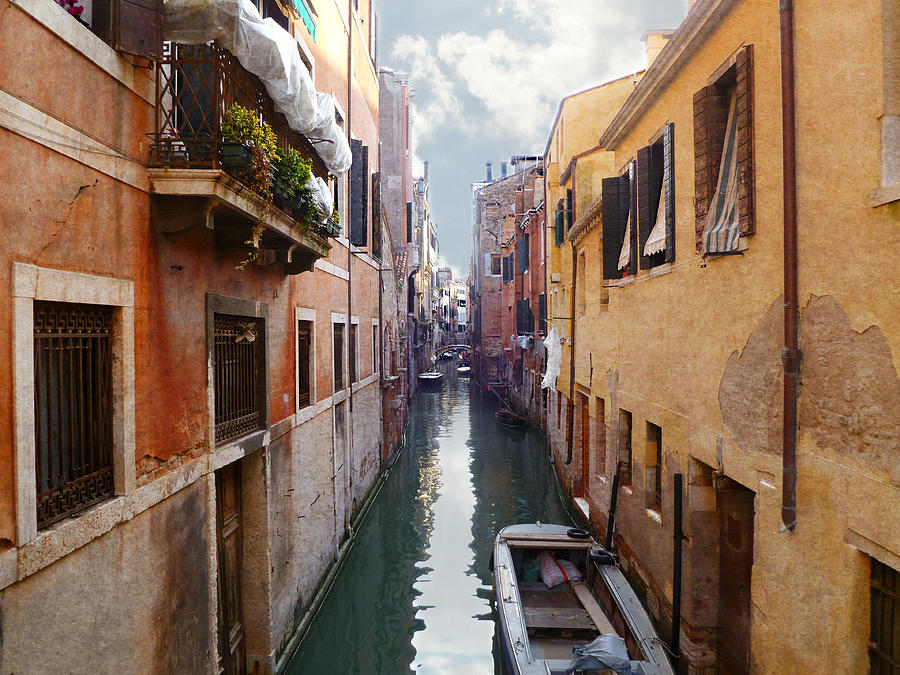 Romantic Venice Canal  Photograph by KATIE Vigil