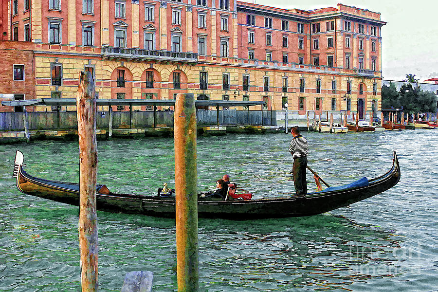 Venice Gondola #1 Photograph by Timothy Hacker