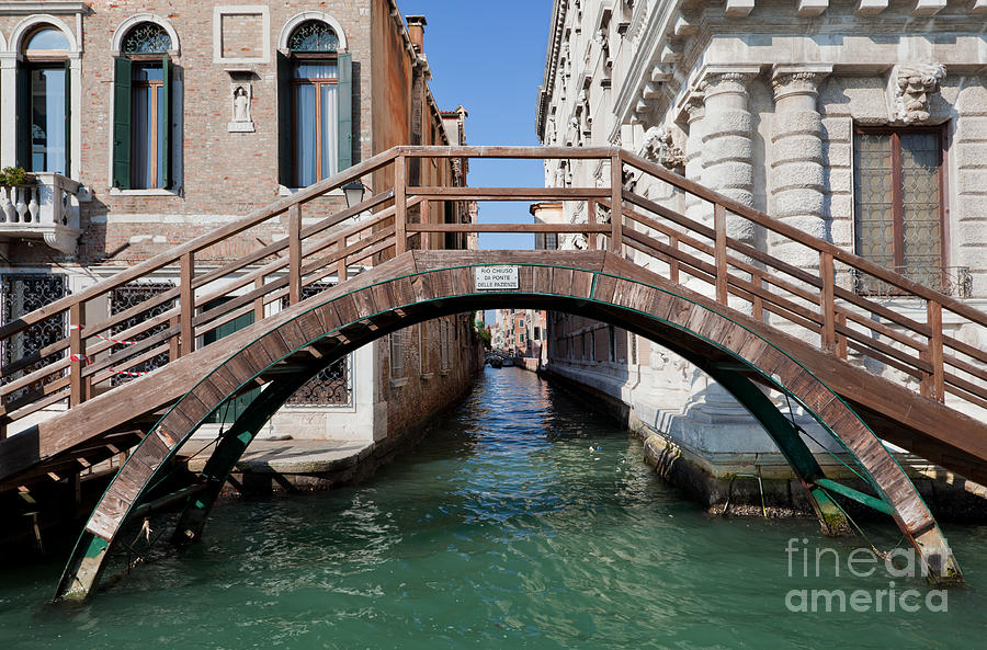 Venice Italy A bridge over Grand Canal #1 Photograph by Michal Bednarek