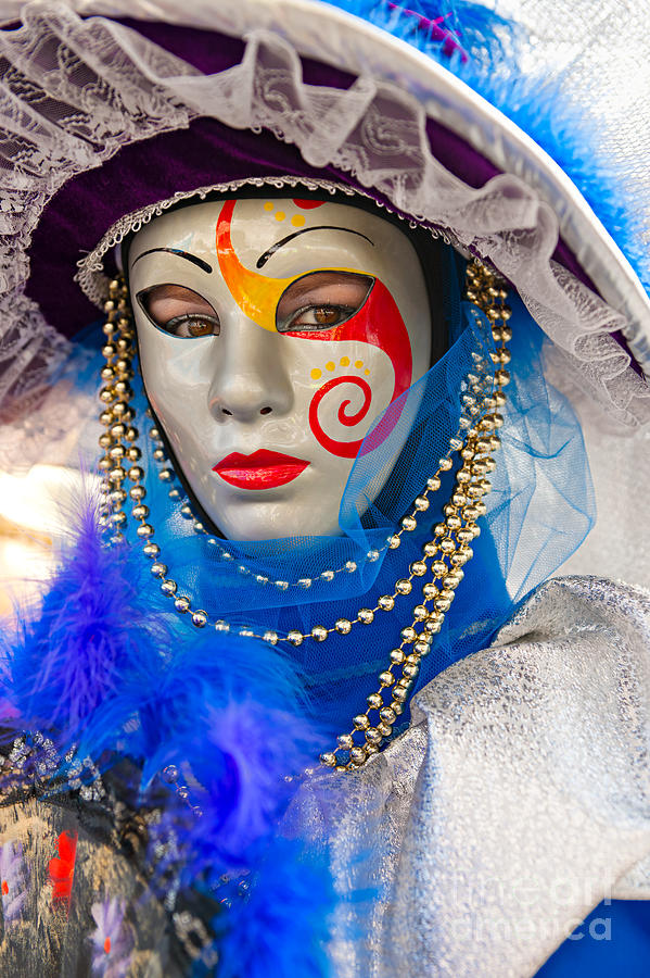 Venice Mask - Carnival #1 Photograph by Luciano Mortula