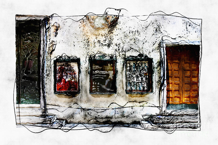 Abstract Digital Art - Venice #1 by Roger Lighterness
