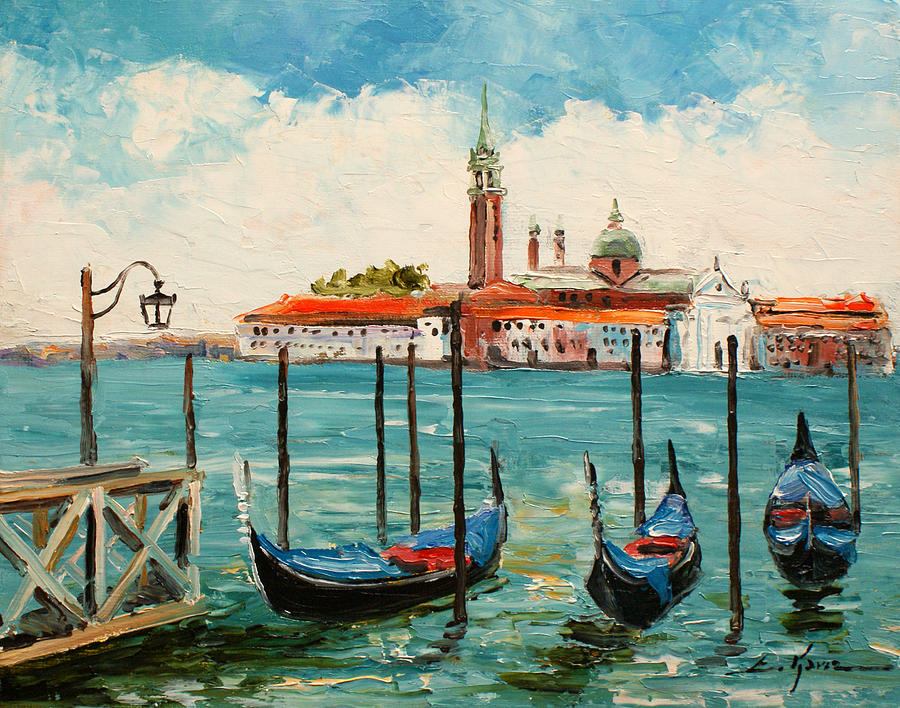Venice - San Giorgio Maggiore #1 Painting by Luke Karcz