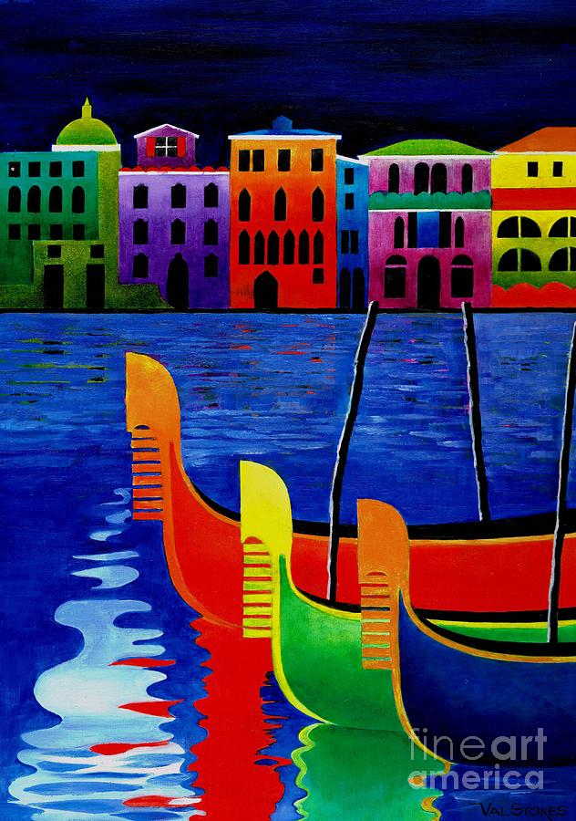 Venice #1 Painting by Val Stokes