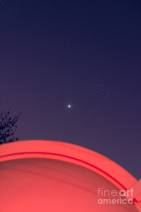 Venus And M45 #1 Photograph by John Chumack