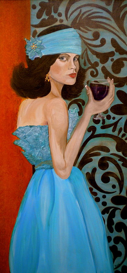 Veronica Painting by Debi Starr