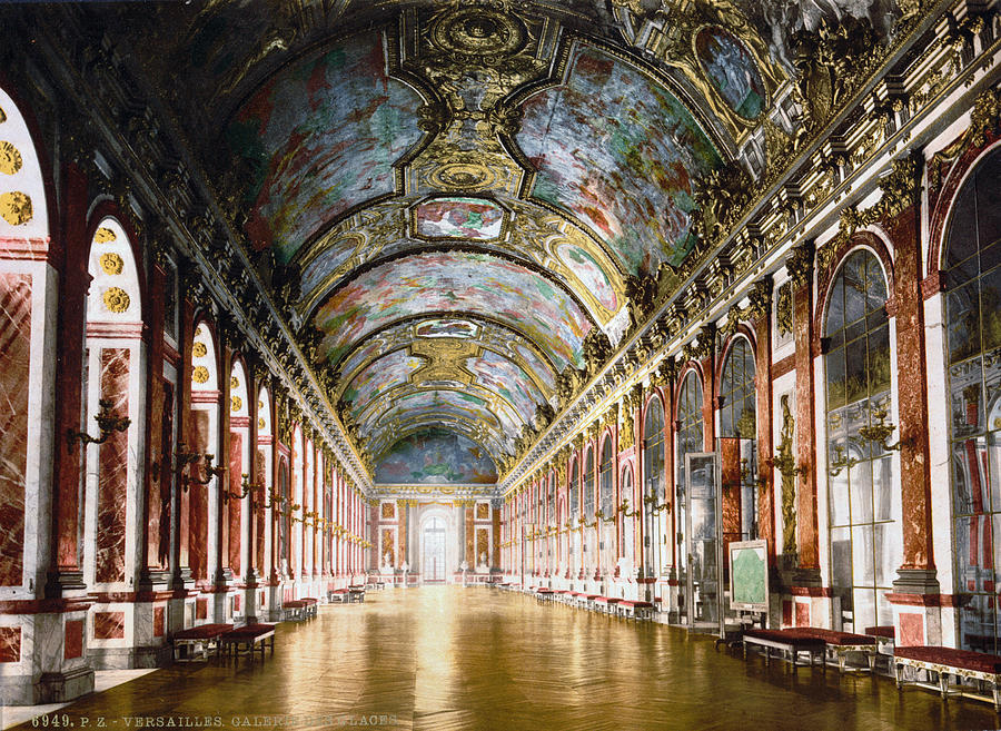 Versailles Hall Of Mirrors #1 Painting by Granger