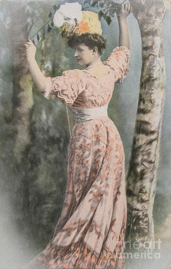 Victorian lady in beautiful dress Photograph by Patricia Hofmeester