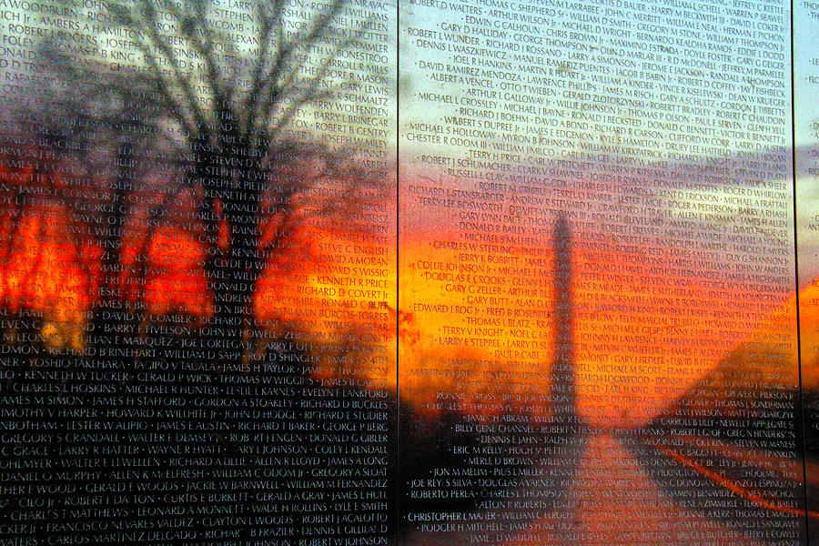 Vietnam Memorial #1 Photograph by Mitch Cat