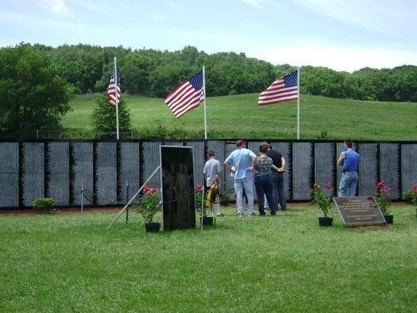 Memorial Wall Photograph - Vietnam Traveling Memorial Wall #5 by R A W M  