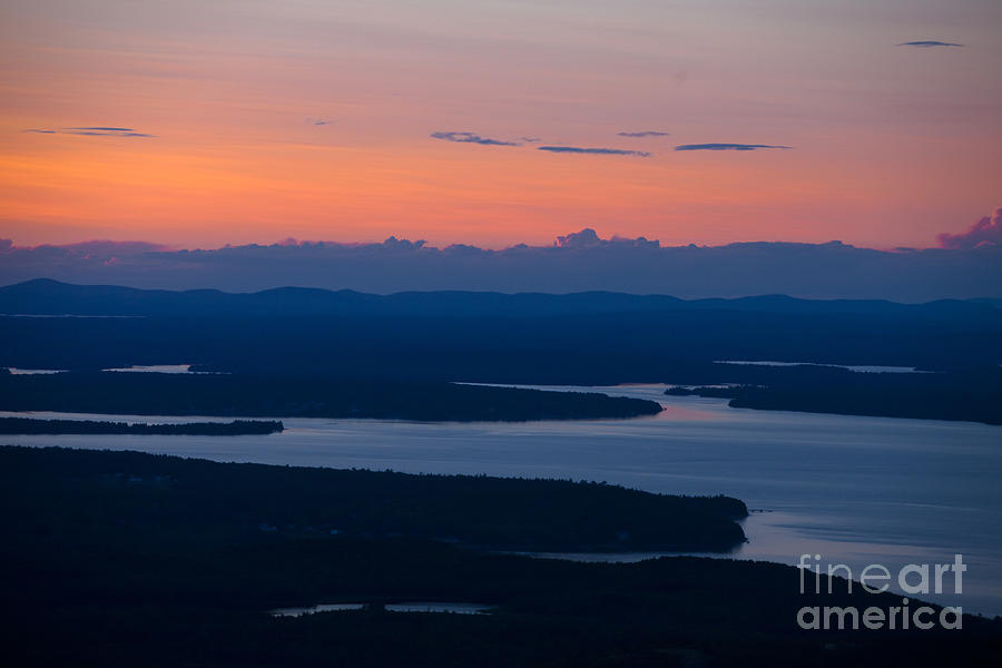 Acadia National Park Photograph - View from Cadillac Mountain #1 by Diane Diederich