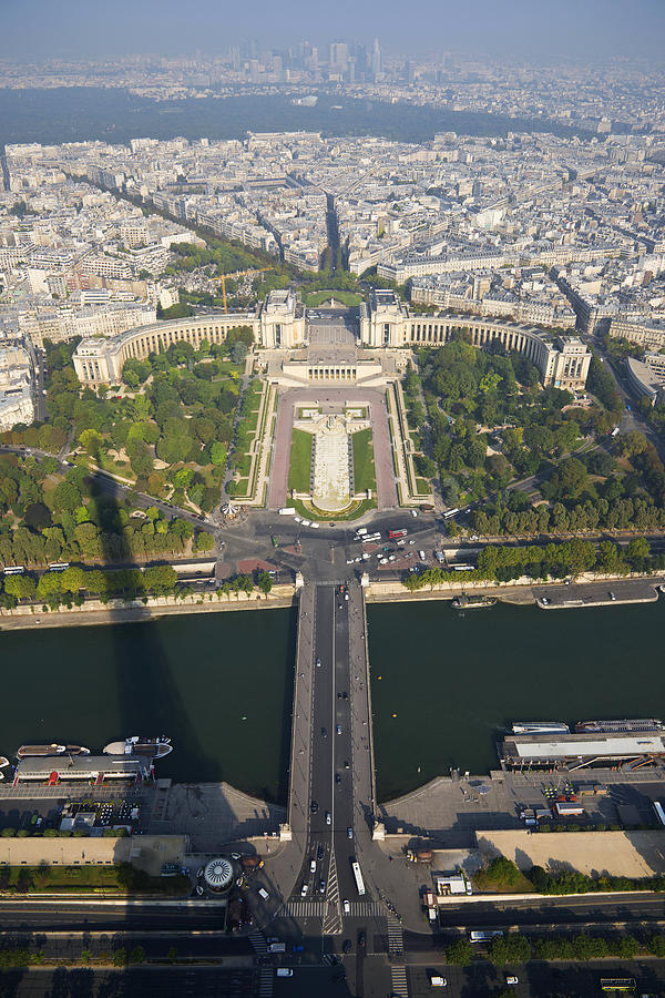 View from Eiffel Tower #1 Photograph by Chevy Fleet