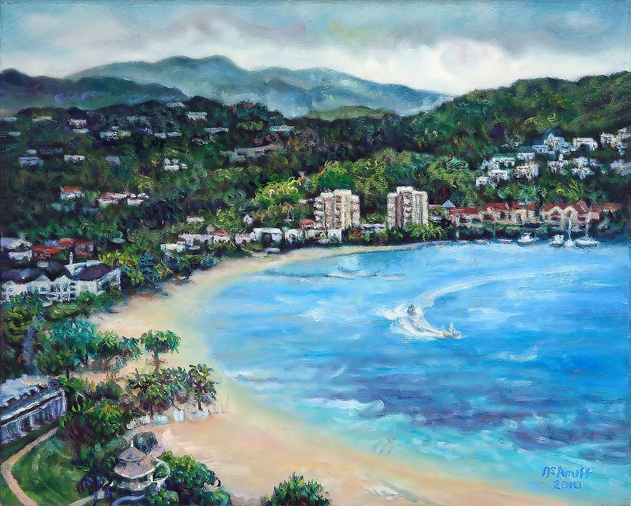 View From Jamaica Grand 2 Painting by Ewan McAnuff