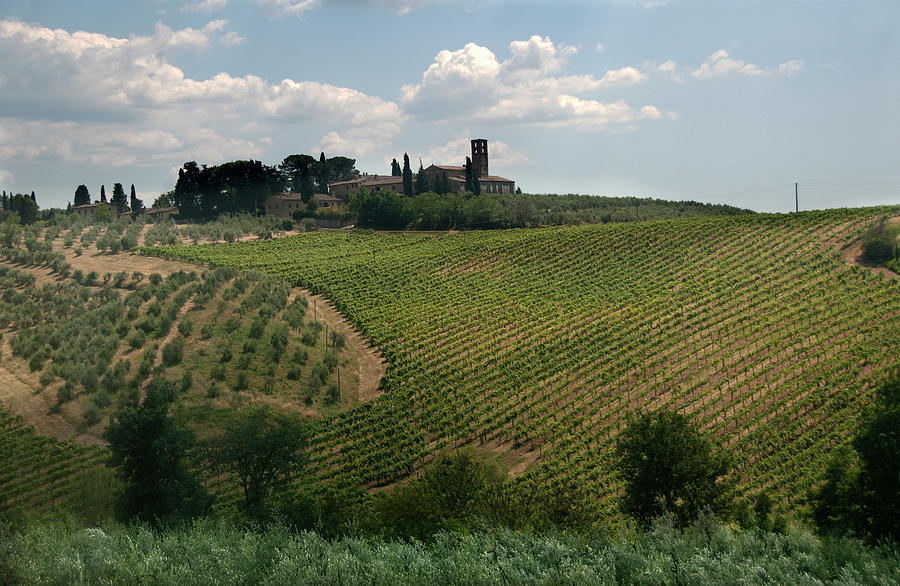 View From Walled City Of San Gimignano #1 Photograph by Mitch Diamond
