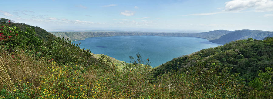 View Of Laguna De Apoyo Photograph By Panoramic Images - Fine Art America