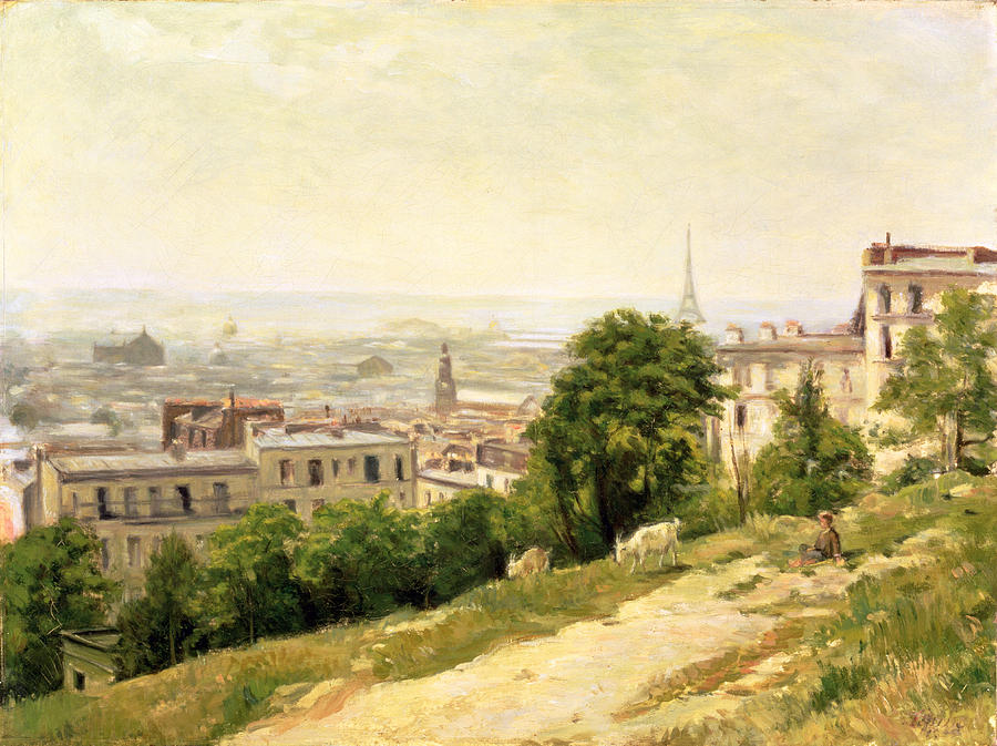 View Of Paris Painting by Stanislas Victor Edouard Lepine