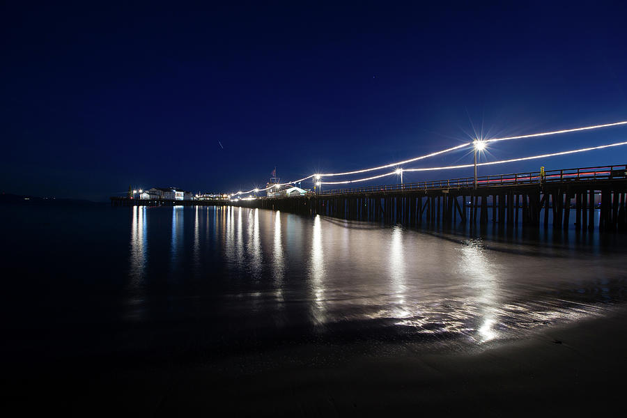 Architecture Photograph - View Of Pier At Pacific Coast, Cayucos #1 by Panoramic Images