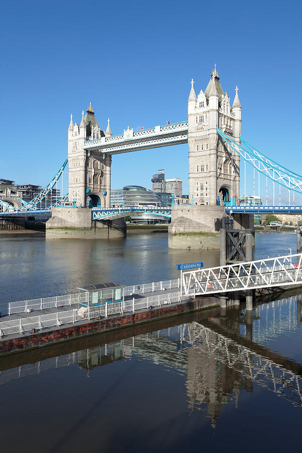 View Of St. Katharine Pier And Tower Photograph by Panoramic Images ...