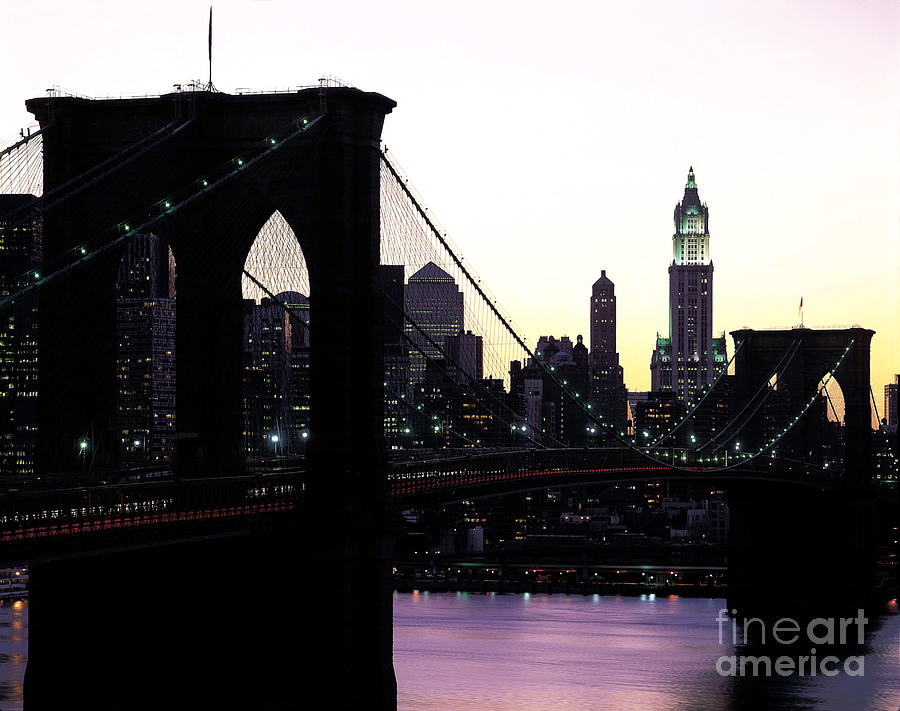 View Of The New York City Skyline #1 Photograph by Rafael Macia