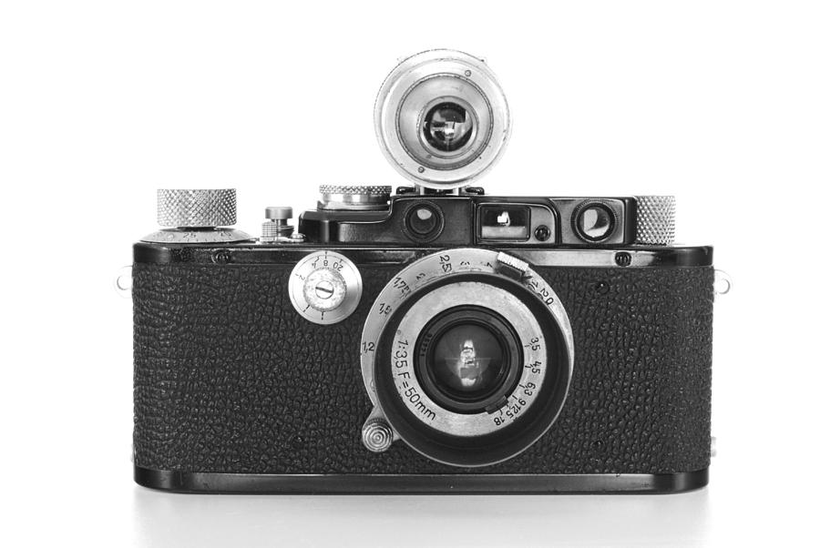 Black And White Photograph - Vintage Camera #1 by Chevy Fleet