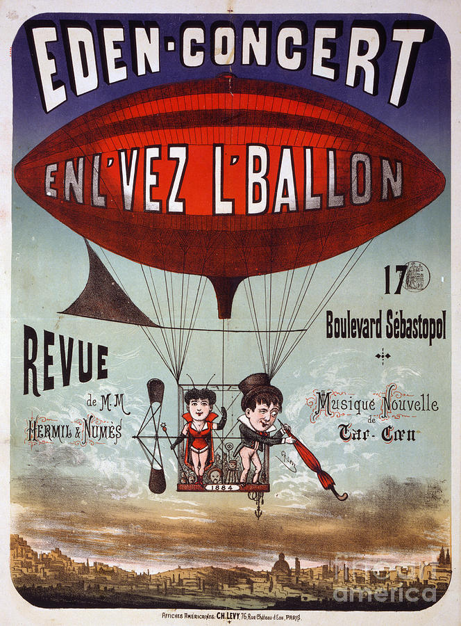 Paris Photograph - Vintage French Circus Poster #2 by Edward Fielding