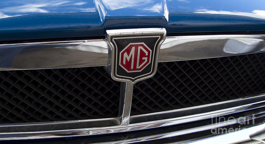 Vintage MG Car with classic car logo #1 Photograph by ELITE IMAGE photography By Chad McDermott