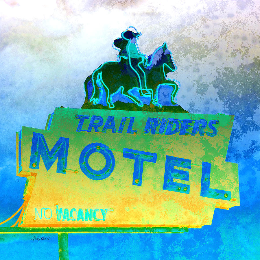 Vintage Motel Sign  #2 Photograph by Ann Powell