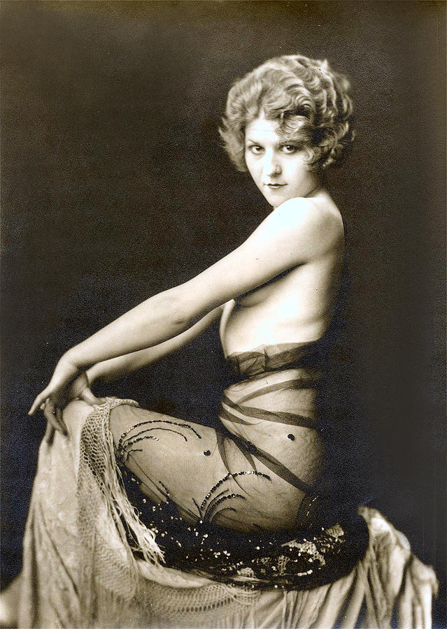 Vintage Nude Postcard Image #15 Digital Art by Unknown
