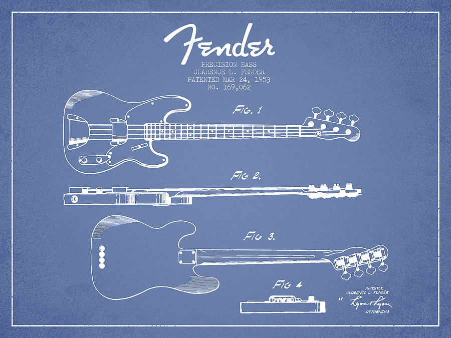 fender precision bass patent