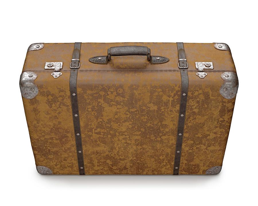 Vintage Suitcase #1 Photograph by Ktsdesign