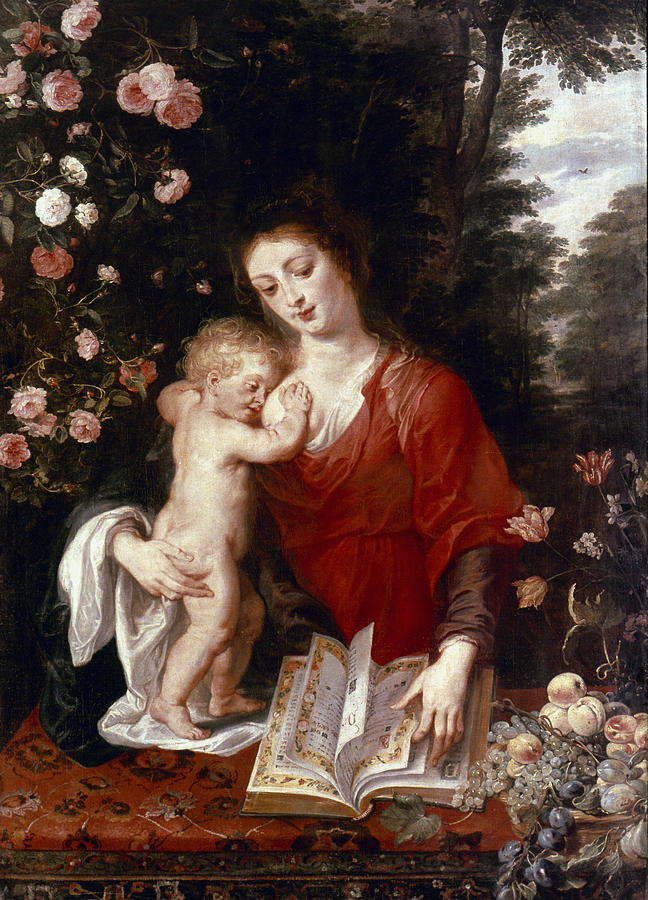 Virgin And Child #1 Painting by Granger