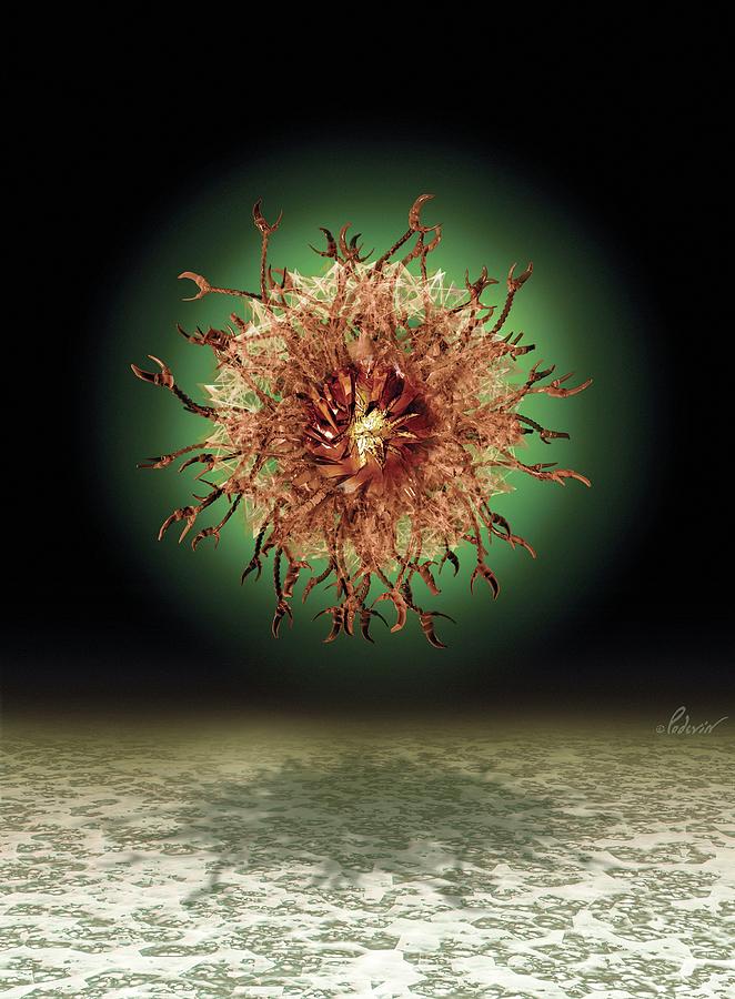 Virus #1 Photograph by Jean-francois Podevin/science Photo Library