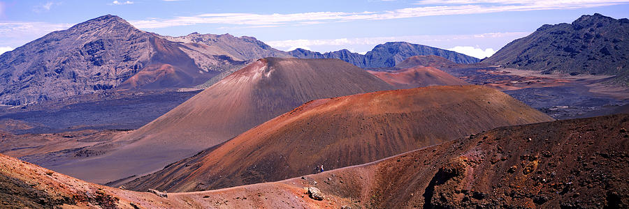 Haleakala National Park Photograph - Volcanic Landscape With Mountains #1 by Panoramic Images