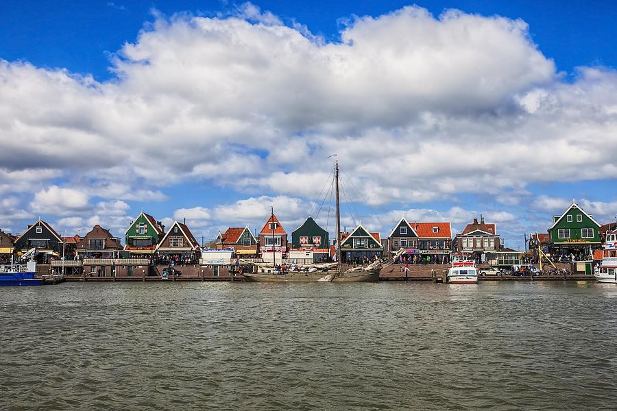 Boat Photograph - Volendam #1 by Joana Kruse