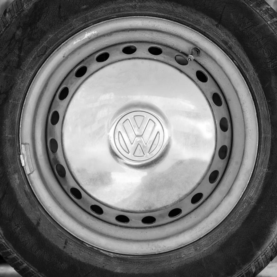 Volkswagen VW Wheel Emblem #1 Photograph by Jill Reger