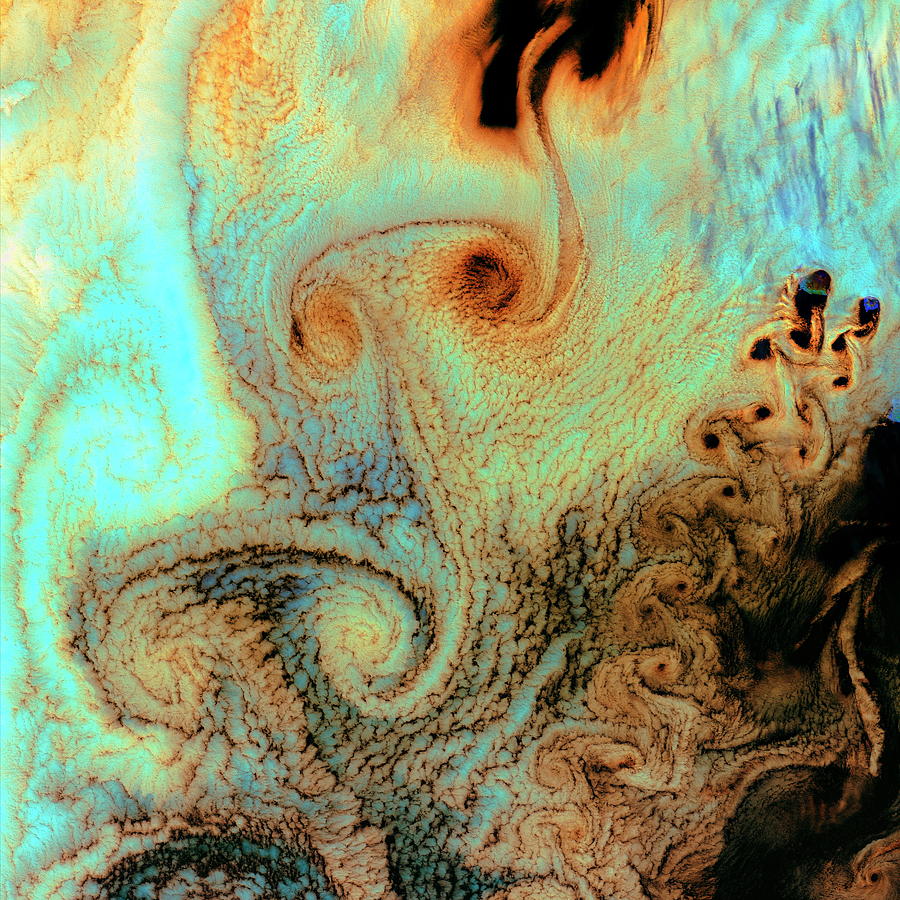Von Karman Vortices #1 Photograph by Nasa/science Photo Library
