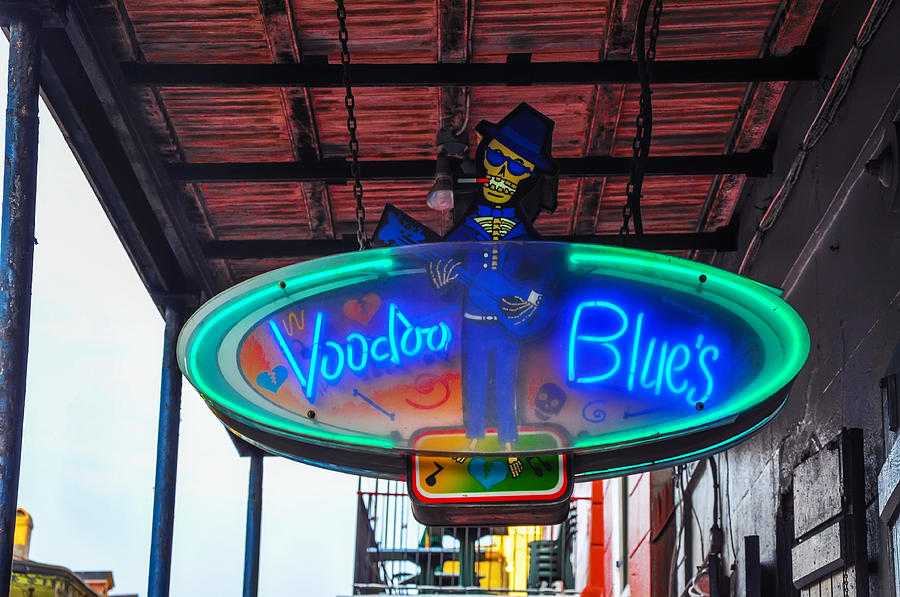 Voodoo Blues - New Orleans #1 Photograph by Bill Cannon