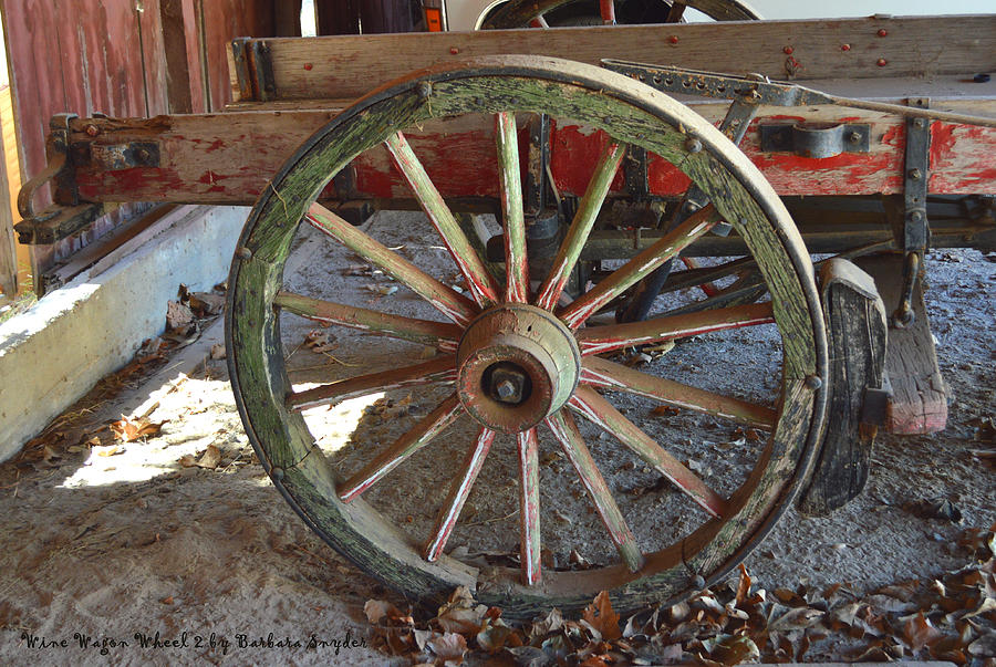 Wagon Wheel 2 #1 Photograph by Barbara Snyder