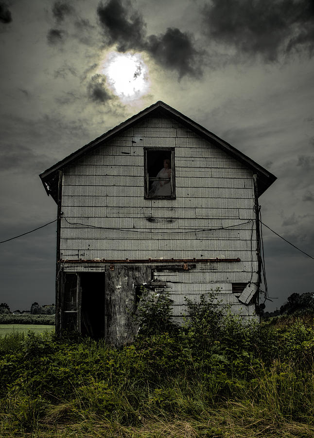 Haunted House Photograph - Waiting #1 by John Crothers