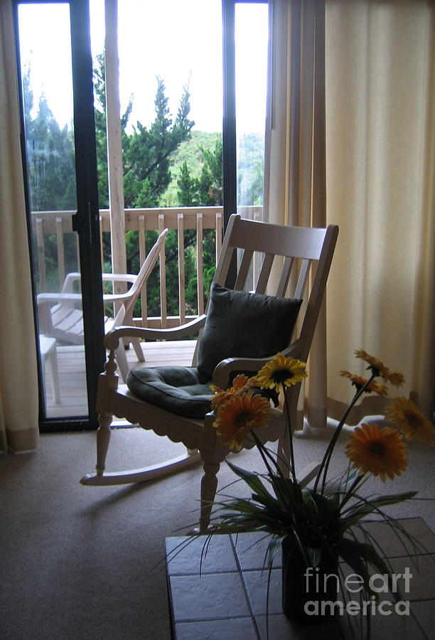 Chairs Photograph - Waiting by Marlene Robbins Chairs Photograph - Waiting by Marlene Robbins
